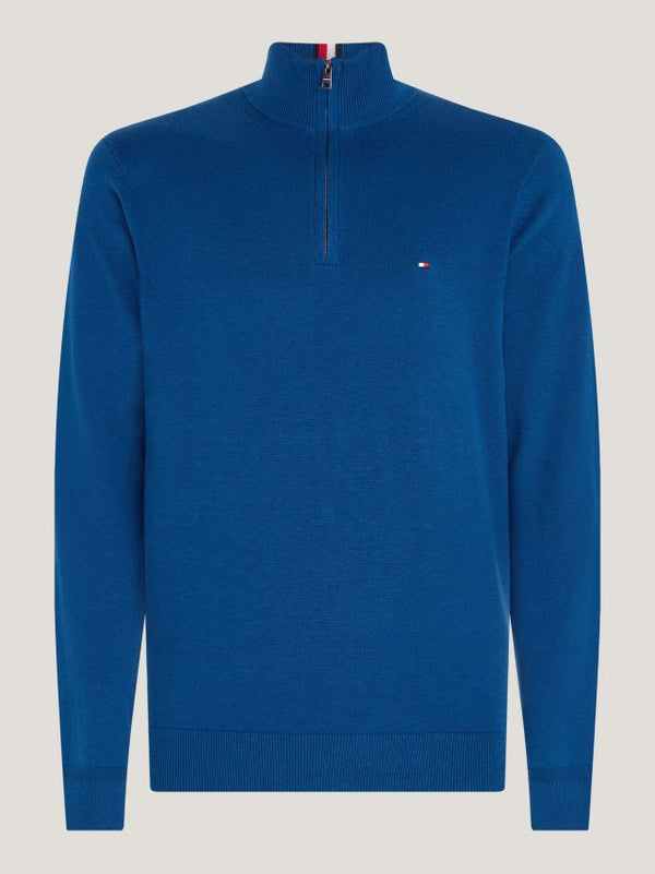 Tommy Hilfiger Pima Ctn Cashmere Zip Moc