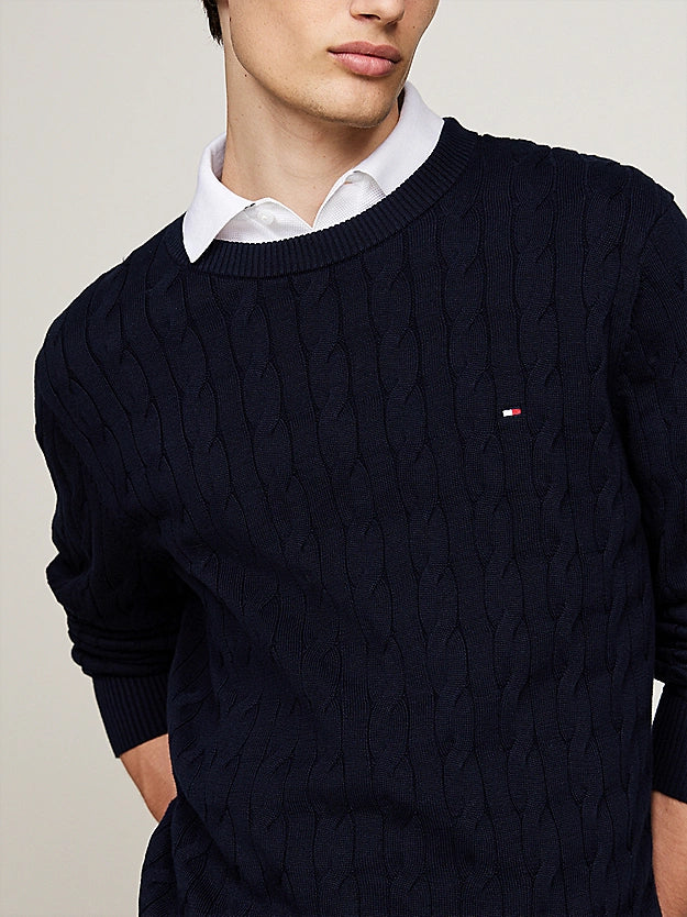 Tommy Hilfiger Classic Cable Crew Neck