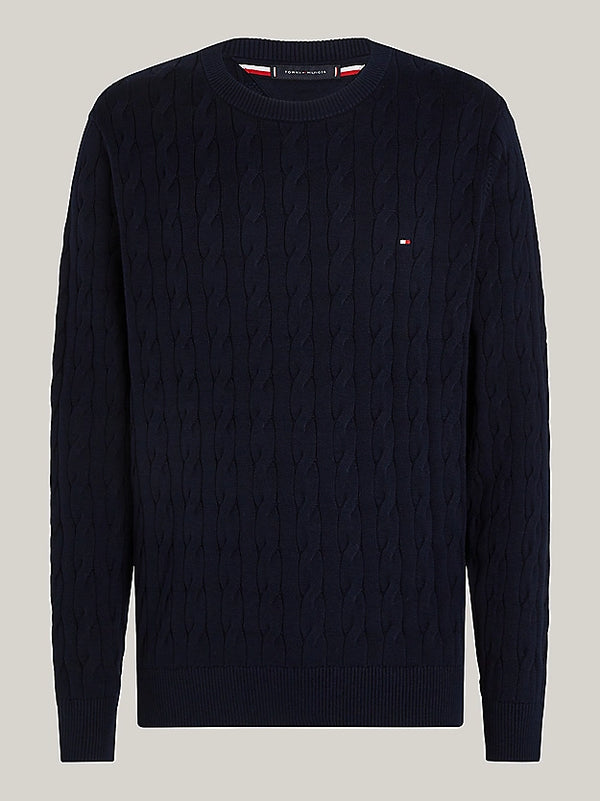 Tommy Hilfiger Classic Cable Crew Neck