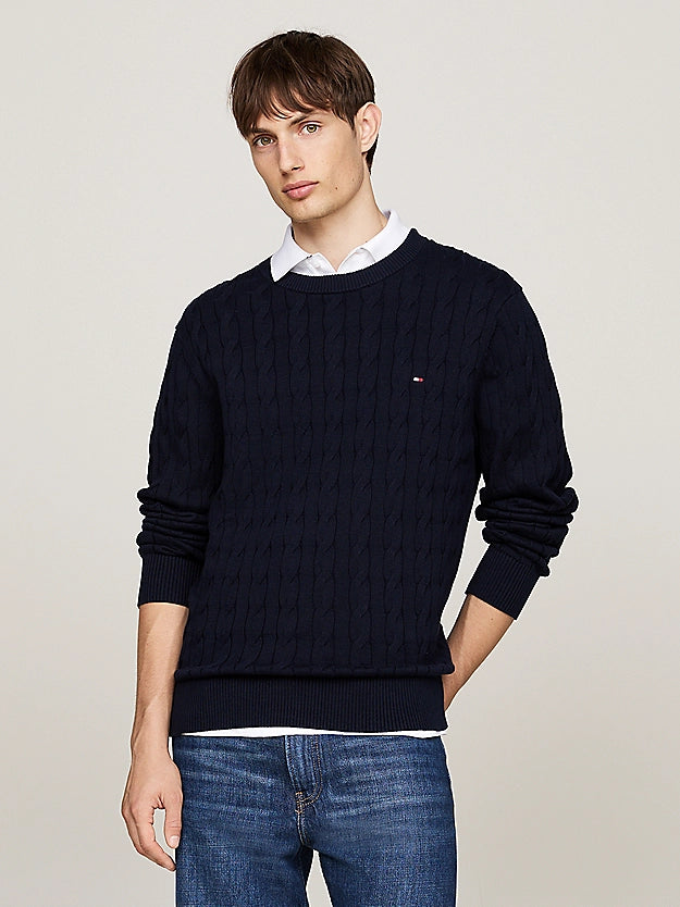 Tommy Hilfiger Classic Cable Crew Neck