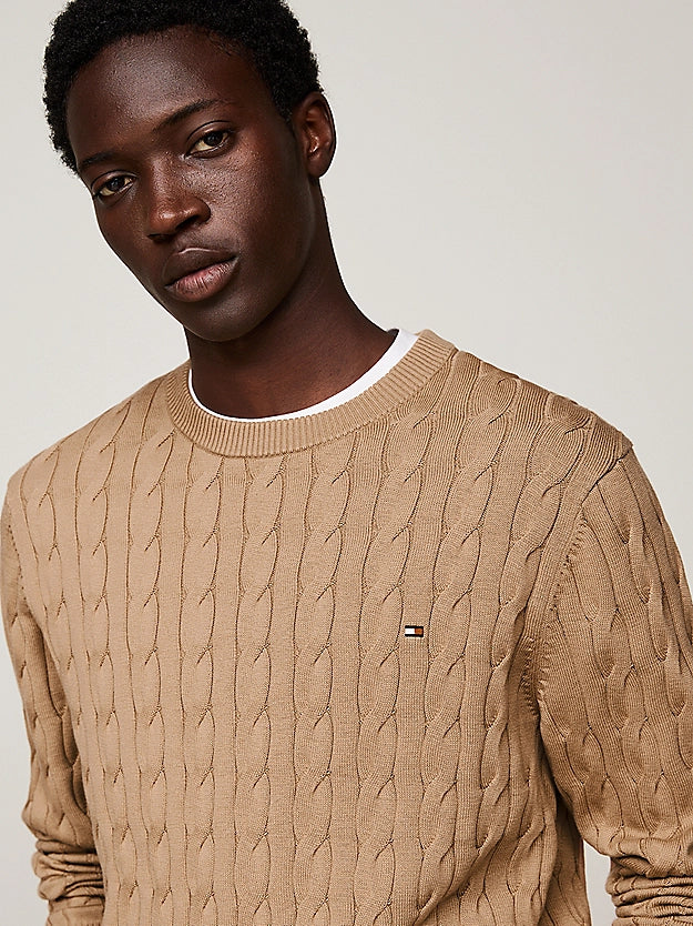 Tommy Hilfiger Classic Cable Crew Neck