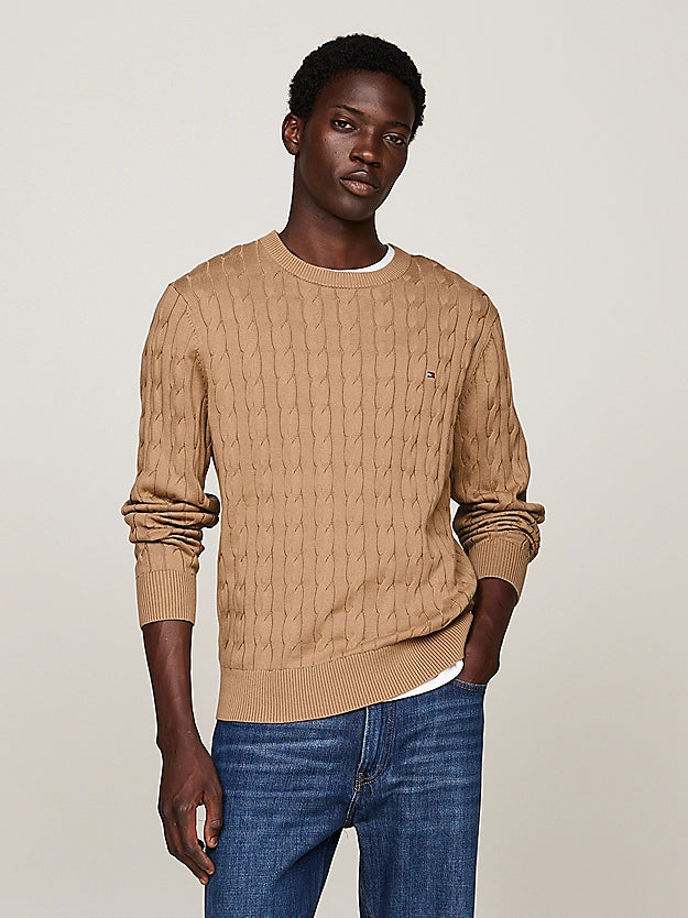 Tommy Hilfiger Classic Cable Crew Neck