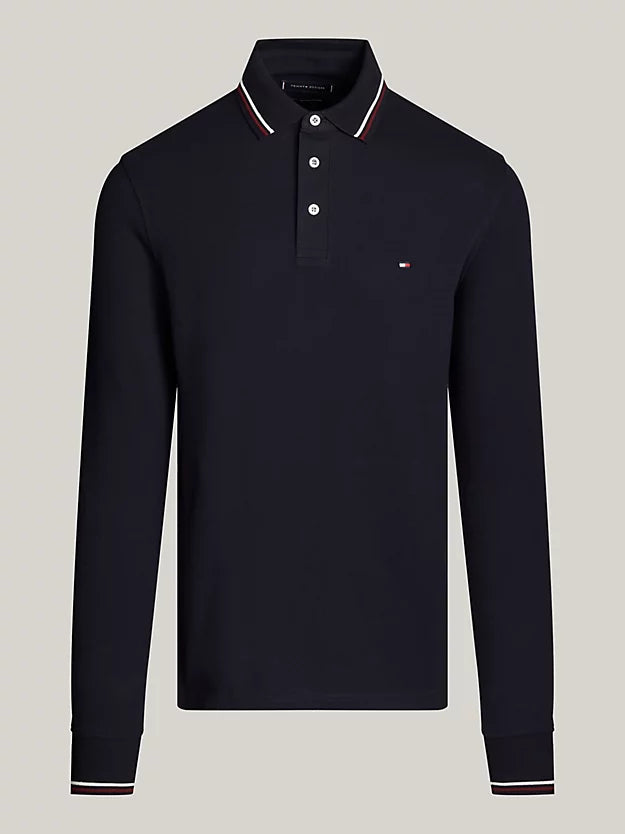 Tommy Hilfiger L/S Tipped Slim Polo