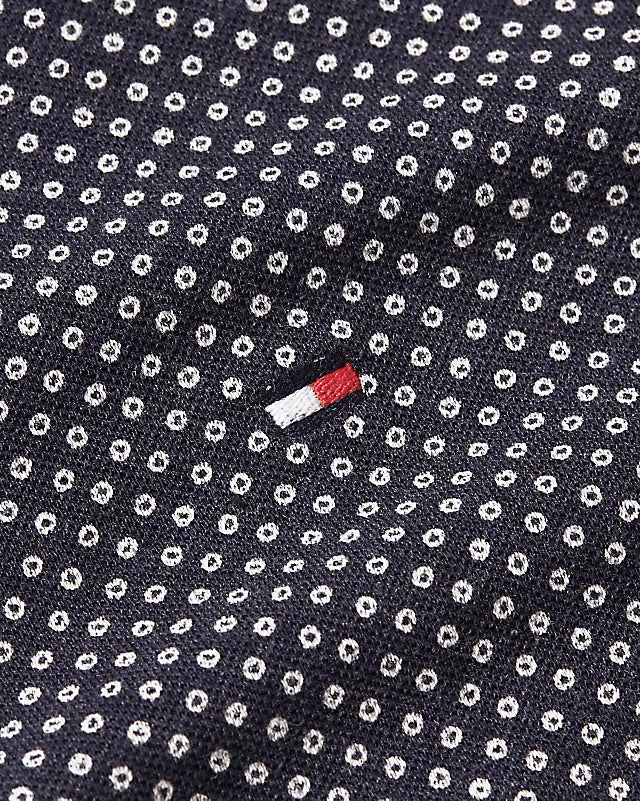 Tommy Hilfiger Pique Microprint Polo