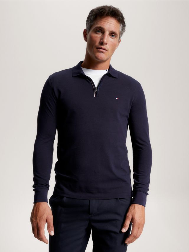 Tommy Hilfiger Zip Tipped L/S Slim Polo