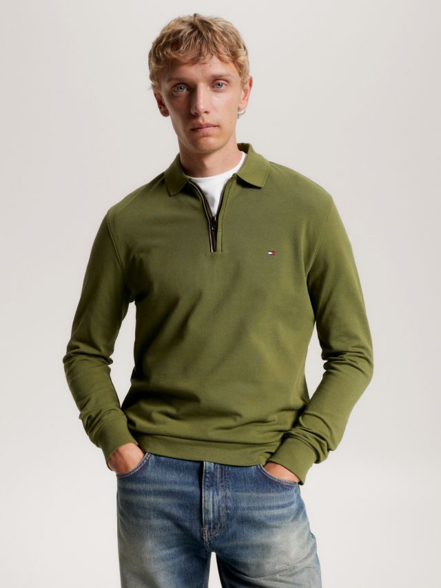 Tommy Hilfiger Zip Tipped L/S Slim Polo