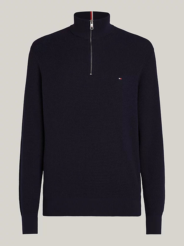 Tommy Hilfiger Refined Structure Zip Moc