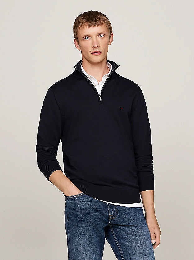 Tommy Hilfiger Ess Cotton Zip Mock