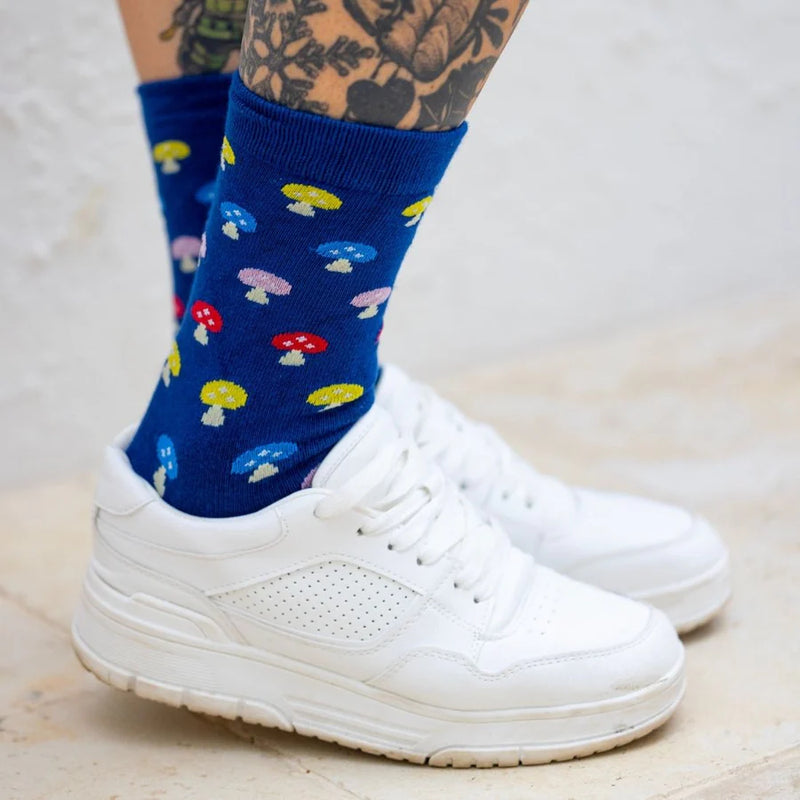 Swole Panda Mushroom Socks