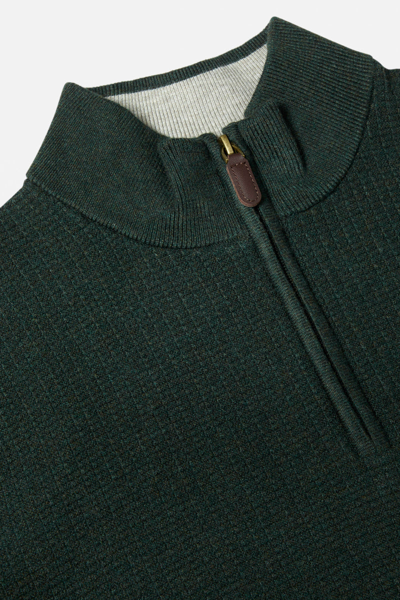 Benetti Olive 1/4 Zip Knit