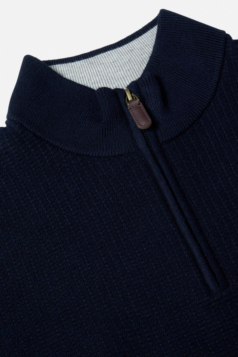 Benetti Olive 1/4 Zip Knit