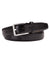 Profumo Black Leather Suit Belt