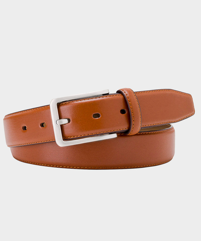 Profumo Brown Leather Suit Belt