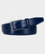 Profumo Navy Stitch Leather Suit Belt