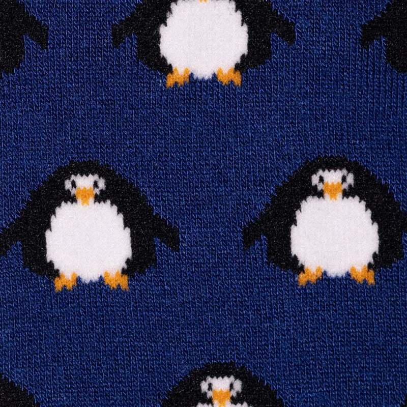 Swole Panda Navy Penguin Socks