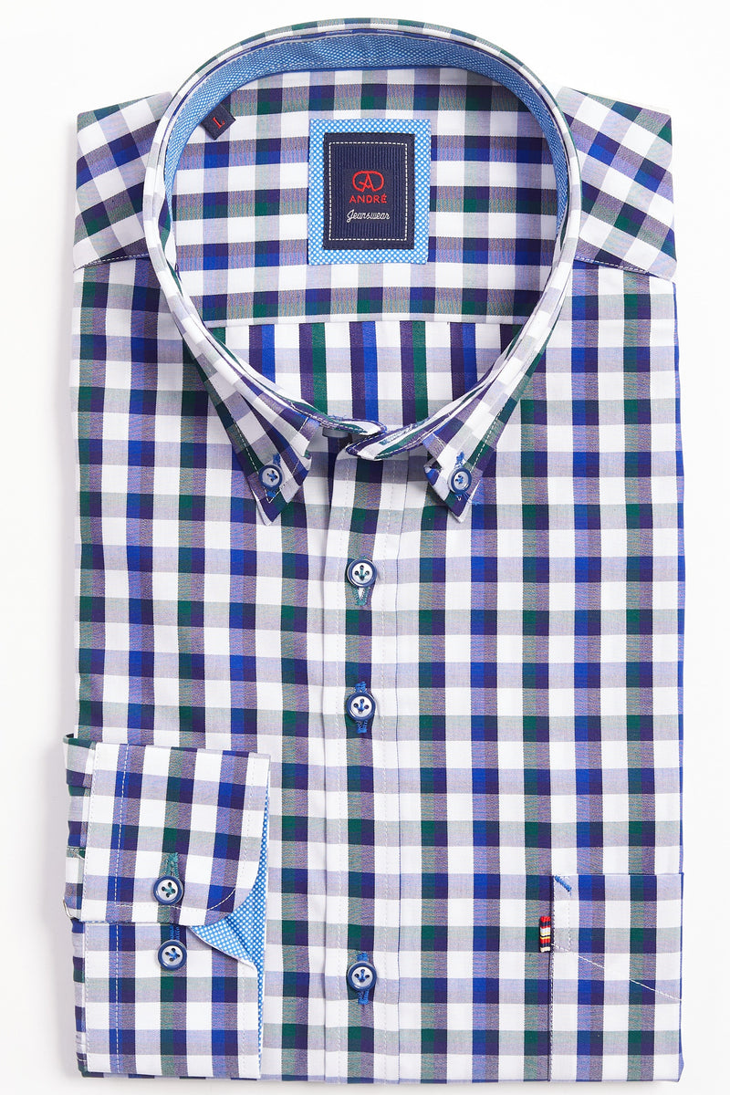 Andre Pisa Check LS Shirt