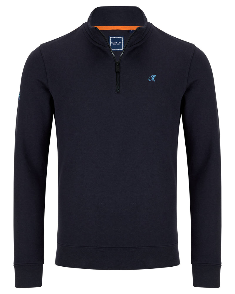 Salt & Lime Coast 1/4 Zip Sweat