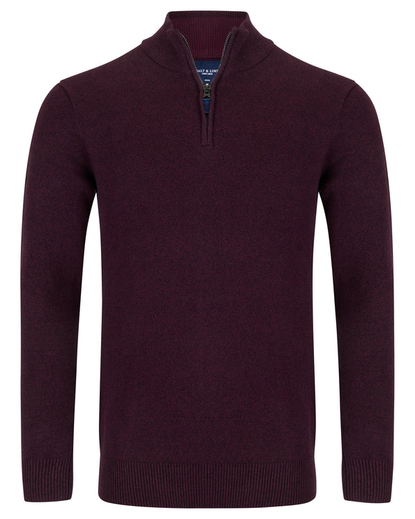 Salt & Lime Rick 1/4 Zip Knit