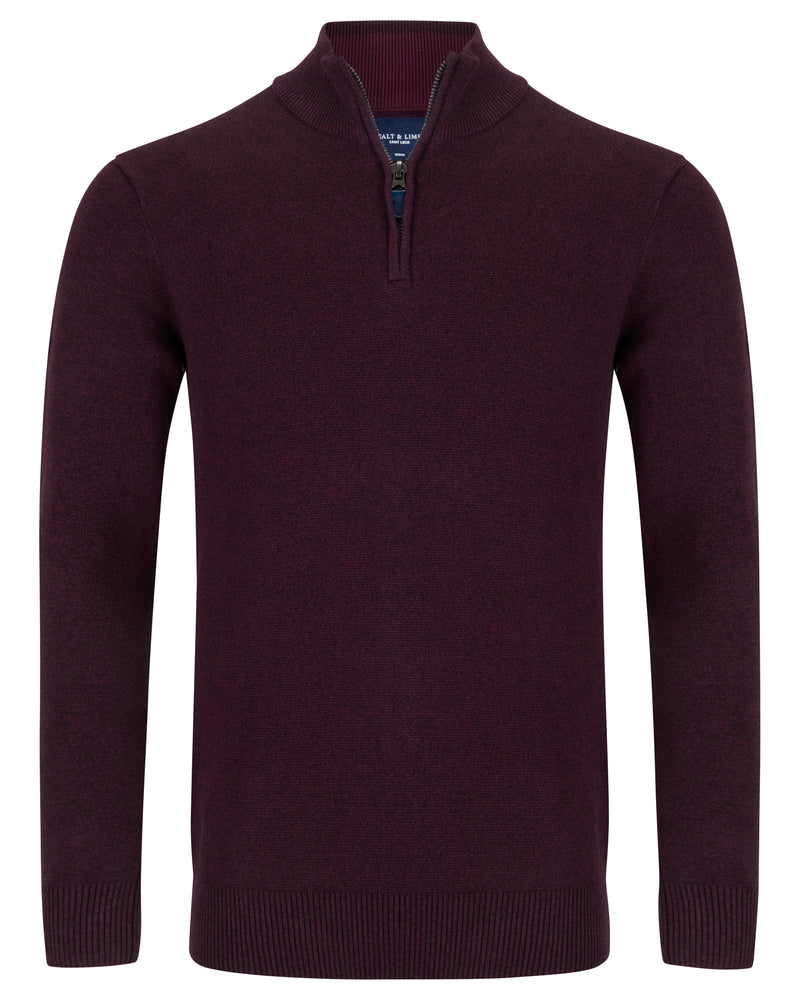 Salt & Lime Rick 1/4 Zip Knit