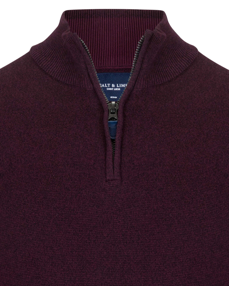 Salt & Lime Rick 1/4 Zip Knit