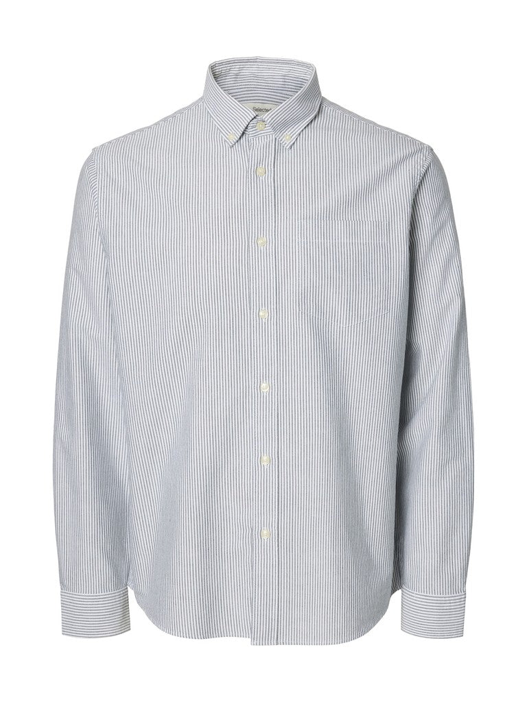 Selected Homme Rick Striped Oxford Shirt