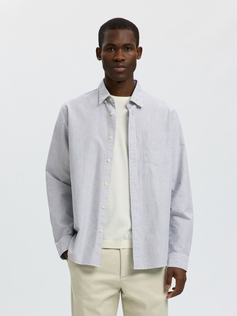 Selected Homme Rick Striped Oxford Shirt