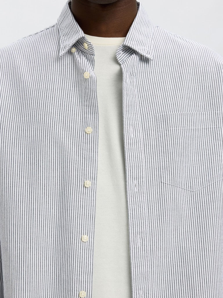Selected Homme Rick Striped Oxford Shirt