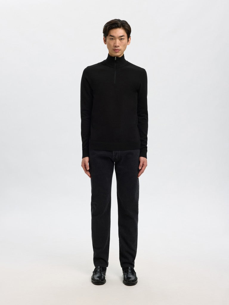 Selected Homme Berg 1/4 Zip Knit