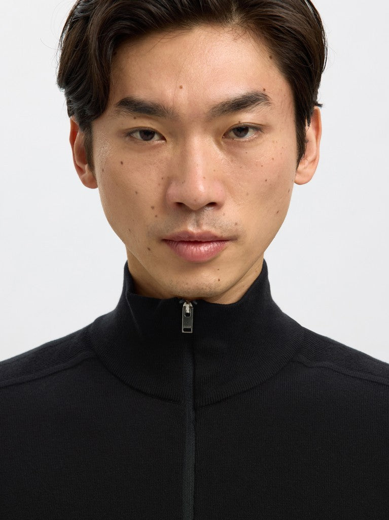 Selected Homme Berg 1/4 Zip Knit