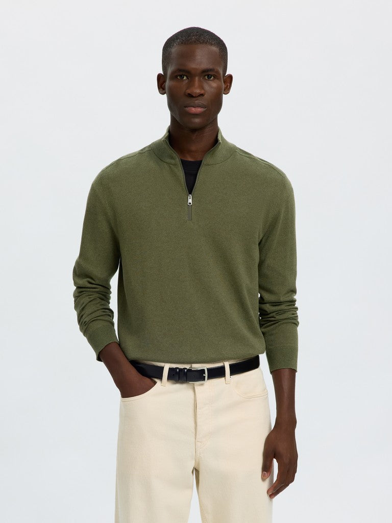 Selected Homme Berg 1/4 Zip Knit