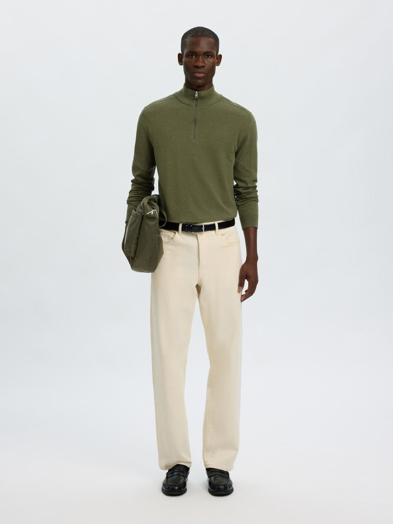 Selected Homme Berg 1/4 Zip Knit