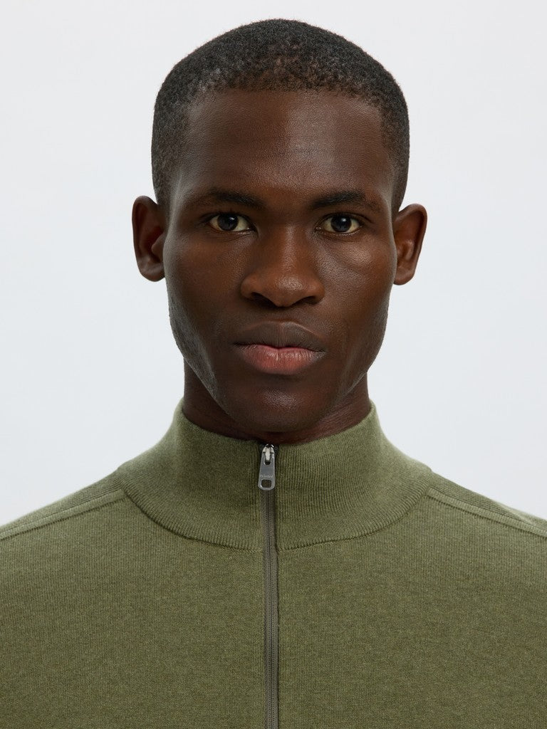 Selected Homme Berg 1/4 Zip Knit