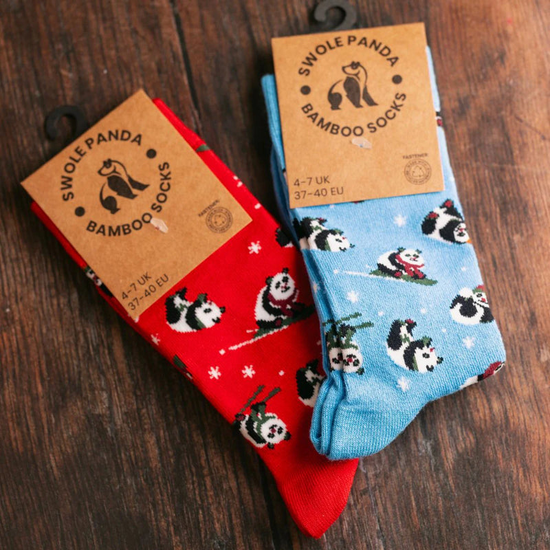 Swole Panda Ski Socks