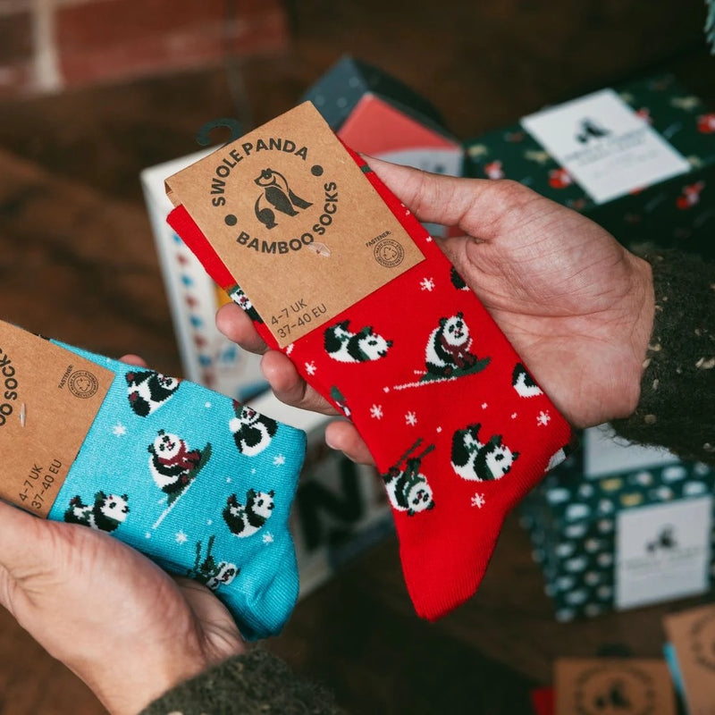 Swole Panda Ski Socks