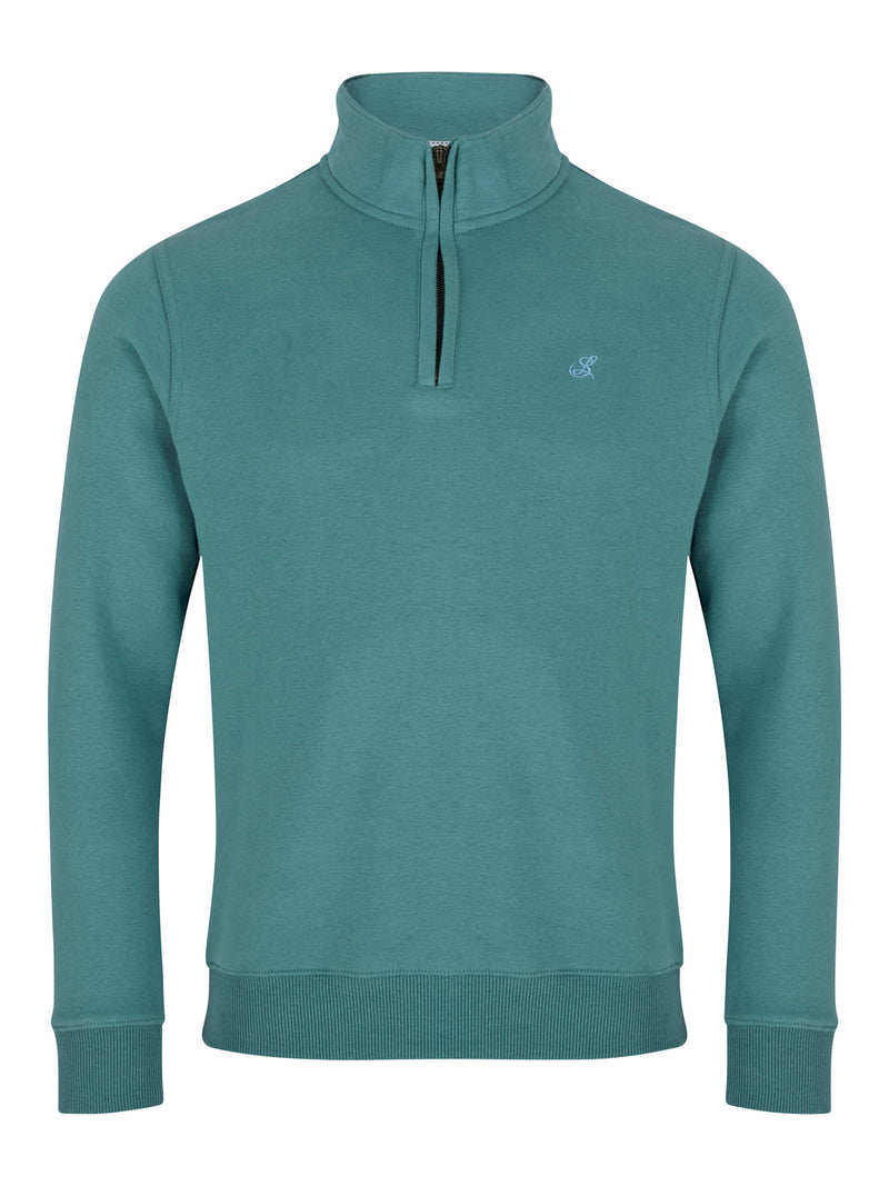 Salt & Lime Trent 1/4 Zip Sweat