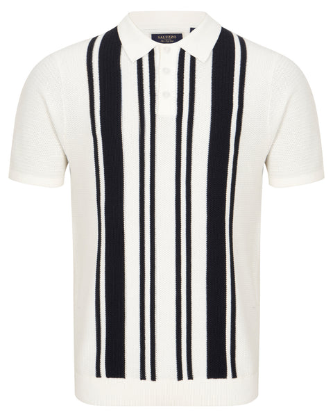 Saluzzo Bari Knitted S/S Polo
