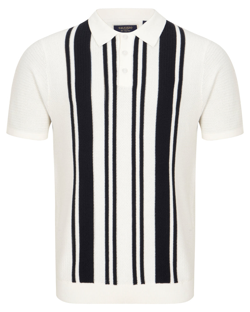 Saluzzo Bari Knitted S/S Polo