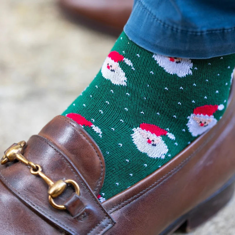 Swole Panda Santa Claus Socks