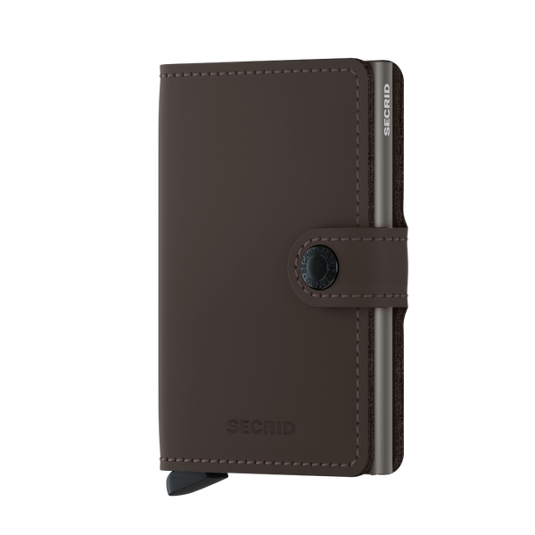 Secrid Matte Miniwallet in Truffle