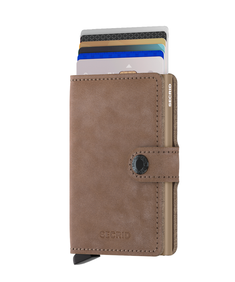Secrid Vintage Miniwallet in Taupe