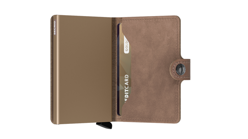 Secrid Vintage Miniwallet in Taupe