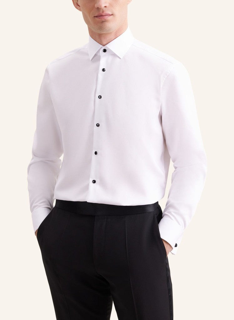Seidensticker Regular Fit Black Button Formal