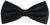 Gilt Edge Polyester Black Bow