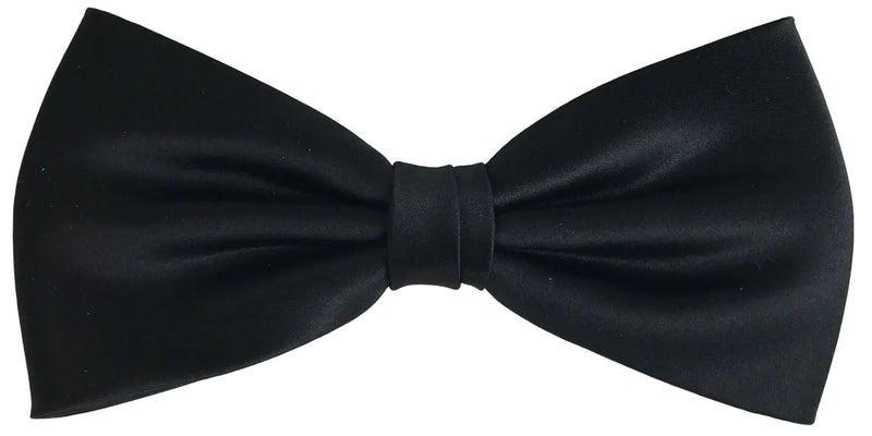 Gilt Edge Polyester Black Bow
