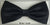 Gilt Edge Polyester Black Bow