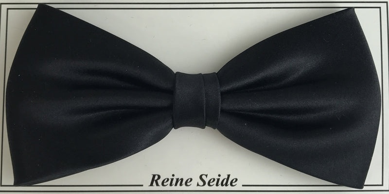 Gilt Edge Polyester Black Bow