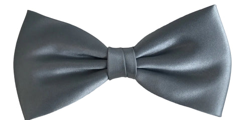 Gilt Edge Polyester Silver Bow