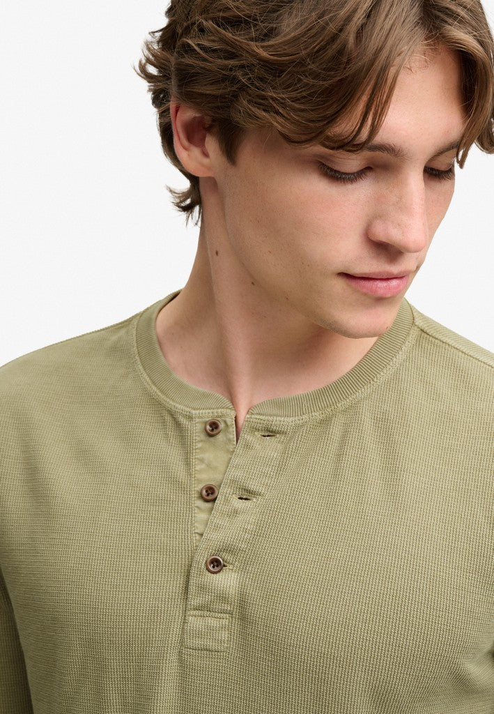 Superdry Waffle LS Henley