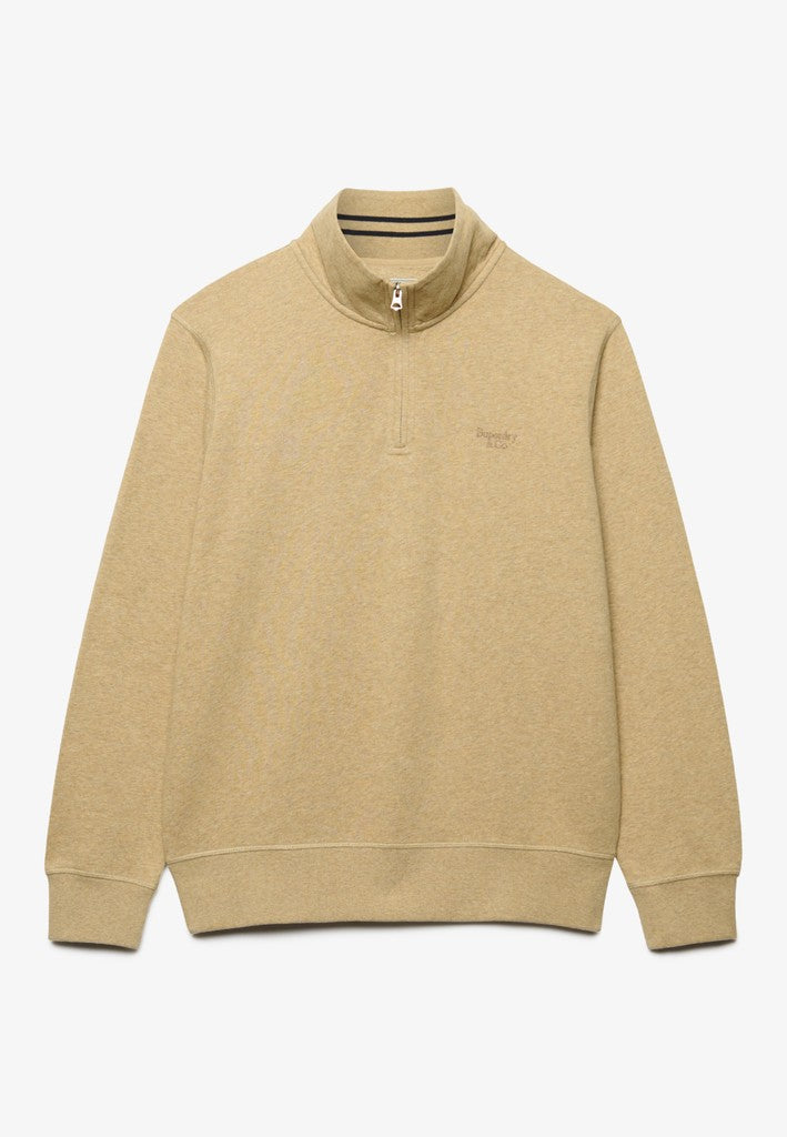 Superdry Serif Logo 1/4 Zip Sweat