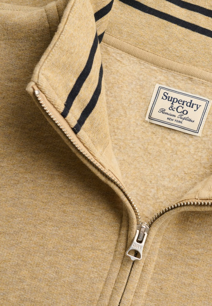 Superdry Serif Logo 1/4 Zip Sweat
